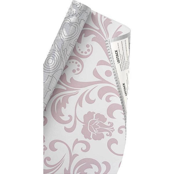 Papel de Parede Plástico Adesivo 45CMX10M Fantasia Arabesco 03 0,80