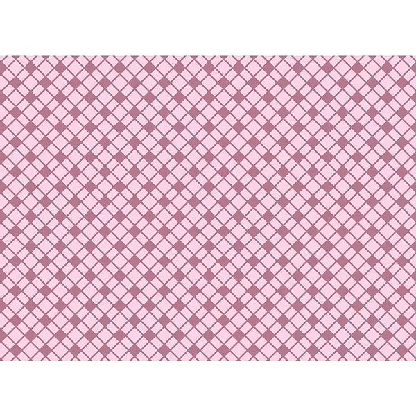 Placa em EVA Estampado Xadrez Rosa 60X40CM 2MM – Pacote com 5 Folhas
