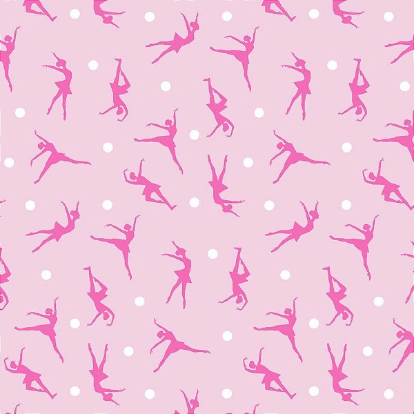 Placa em EVA Estampado Bailarina 60X40CM 2MM Pacote com 5