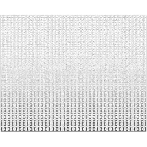 Placa em EVA Estampado 48X40CM Lantejoula Branco 2MM PCT com 05