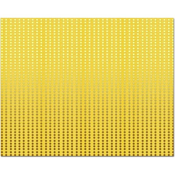 Placa em EVA Estampado 48X40CM Lantejoula Amarelo 2MM PCT com 05