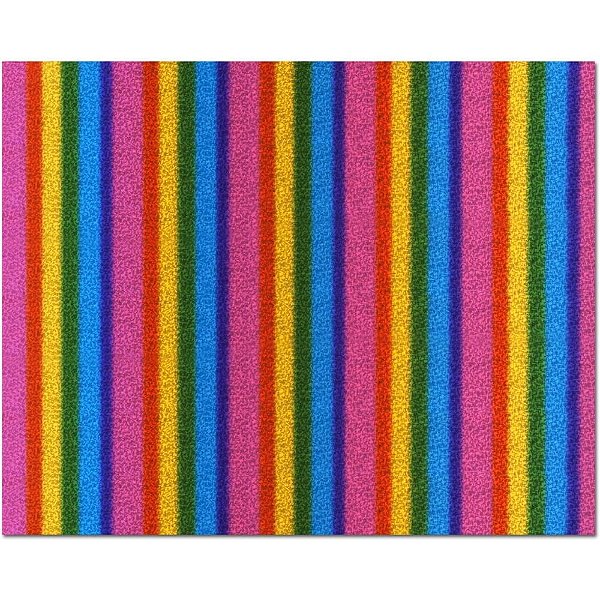 Placa em EVA Estampado 48X40CM FILM ARCO IRIS 2MM PCT com 05