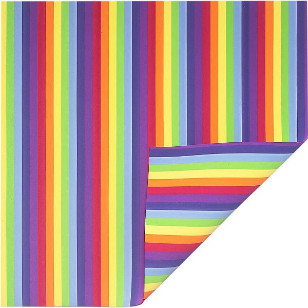 Placa em EVA Estampado 48X40CM ARCO IRIS 2MM PCT com 05