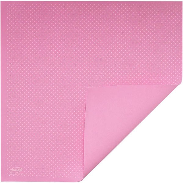 Placa em EVA Estampado 47X40CM Rosa com Poa BR 1,6MM PCT com 05