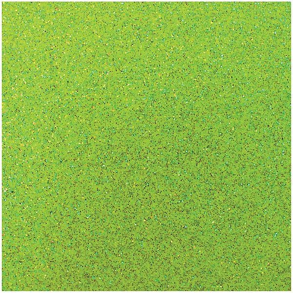 Placa em EVA com Glíter 60X40CM Verde Neon 2MM - Pacote com 05