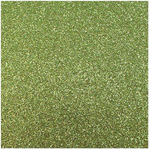 Placa em EVA com Glíter 60X40CM Verde Claro 2MM, Pacote com 5 Folhas