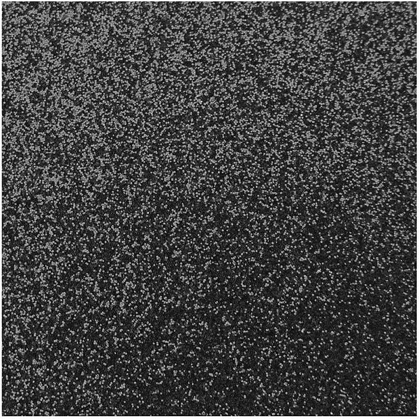 Placa em EVA com Glíter 60X40CM Preto 2MM - Pacote com 5 Folhas