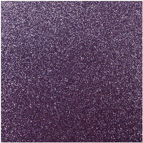 Placa em EVA com Glitter 60X40CM Lilás 2MM - Pacote com 5 Unidades