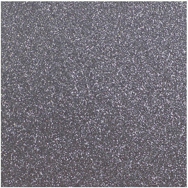 Placa de EVA com Glitter 60X40CM Chumbo 2MM - Pacote com 5 Unidades