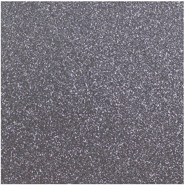 Placa de EVA com Glitter 60X40CM Chumbo 2MM - Pacote com 5 Unidades