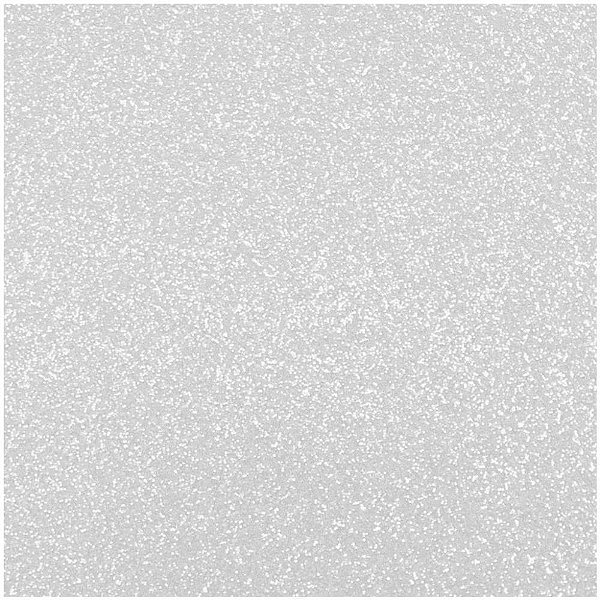 Placa em EVA com Glitter 60X40CM Branco 2MM - Pacote com 5 Folhas