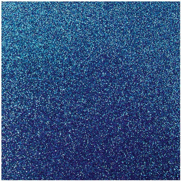 Placa em EVA com Glíter 60X40CM Azul Escuro 2 MM Pacote com 05