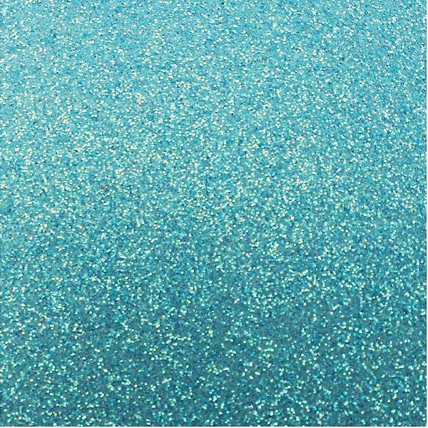 Placa em EVA com Glíter Azul Celeste 60X40CM 2MM Pacote com 05