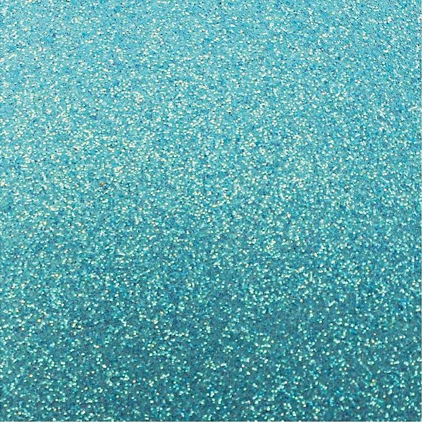 Placa em EVA com Glíter Azul Celeste 60X40CM 2MM Pacote com 05
