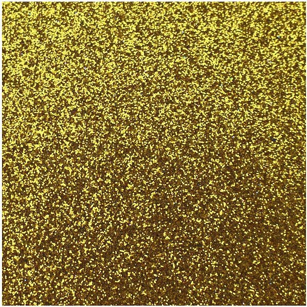 Placa em EVA com Glíter 48X40CM Ouro 2MM Pacote com 10