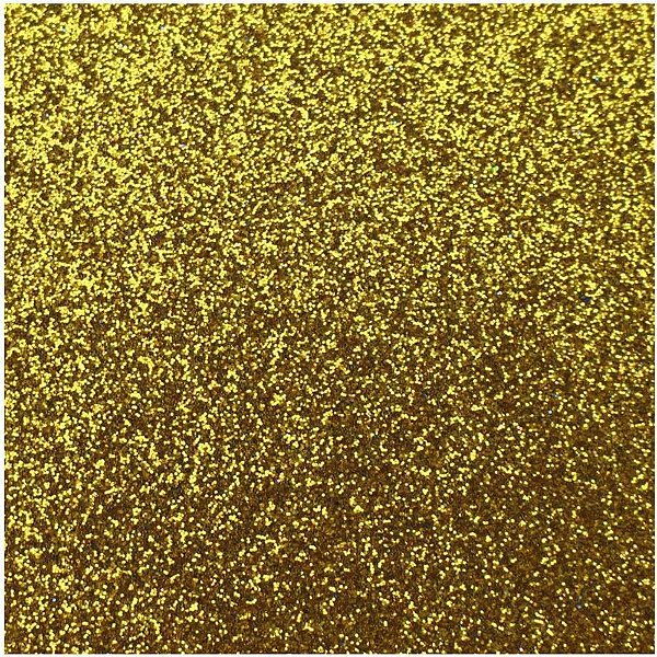 Placa em EVA com Glíter 48X40CM Ouro 2MM Pacote com 10