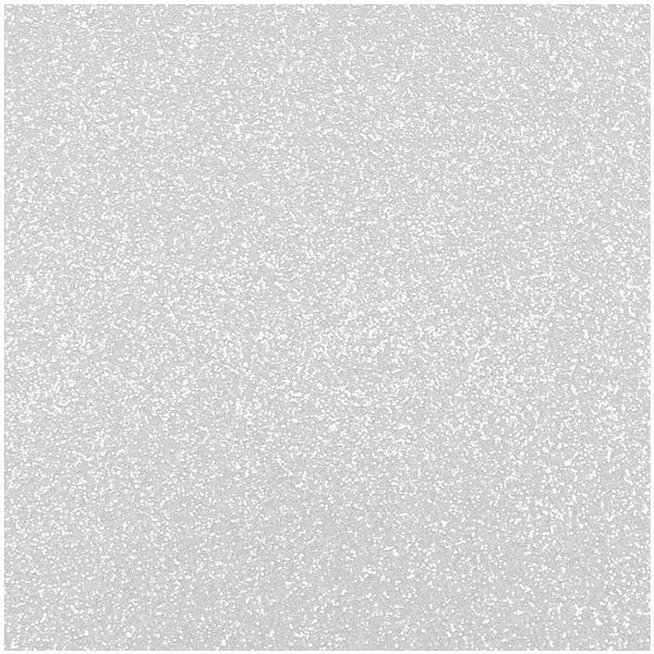 Placa em EVA com Glíter 48X40CM Branco 2MM Pacote com 10