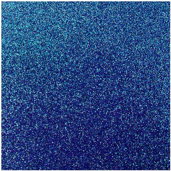 Placa em EVA com Glíter 48X40CM Azul Escuro 2MM Pacote com 10