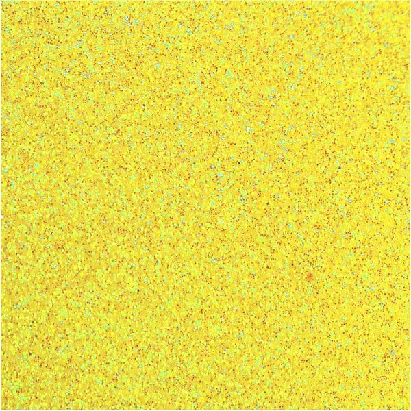 Placa em EVA com Glíter 48X40CM Amarelo Neon 2MM Pacote com 10