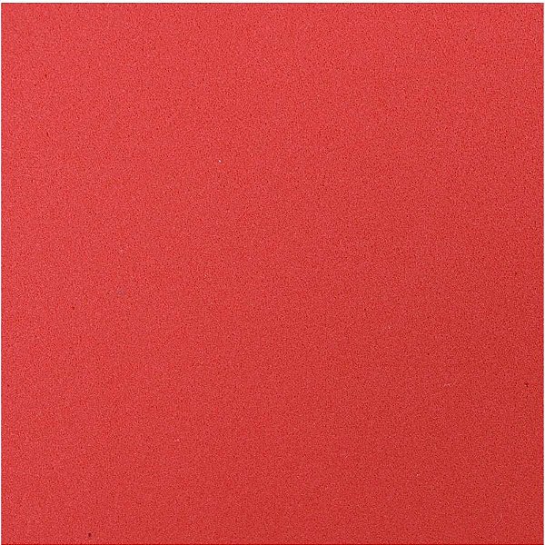 Placa em EVA Atoalhado 48X40CM Vermelho 2MM - Pacote com 05 Folhas