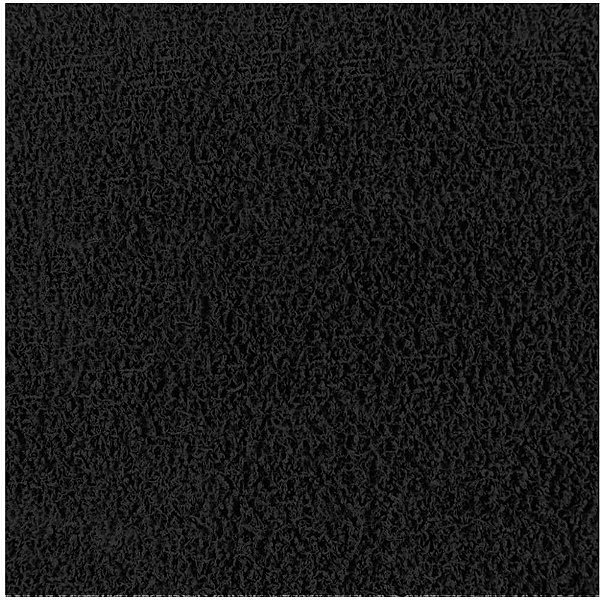 Placa em EVA Atoalhado 48X40CM Preto 2MM - Pacote com 5
