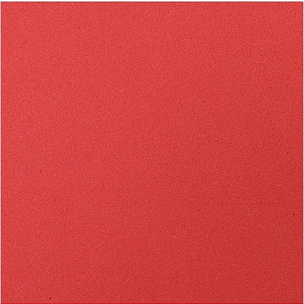 Placa em EVA 4MM 48X40CM Vermelho Pacote com 05