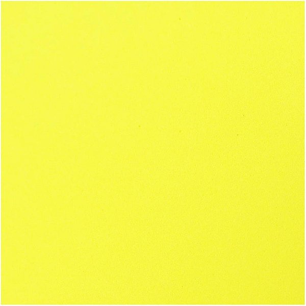 Placa em EVA Liso 4MM 48X40CM Amarelo - Pacote com 05 Folhas