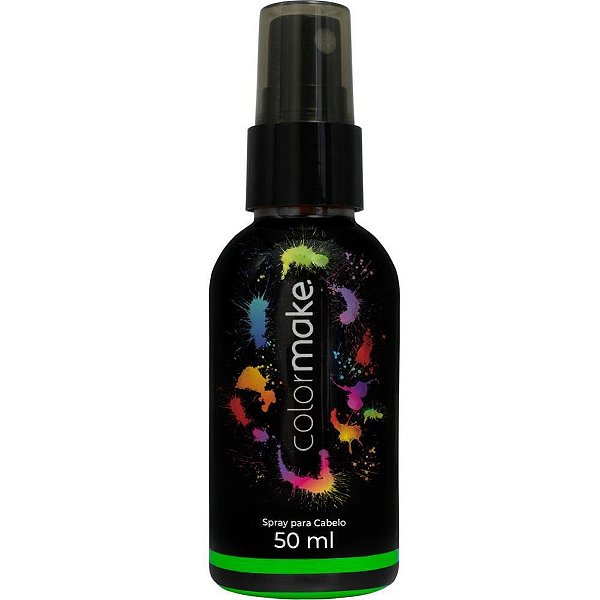 Pinta Cabelo 50ML Verde Neon - ALTA Pigmentação, Caixa com 12