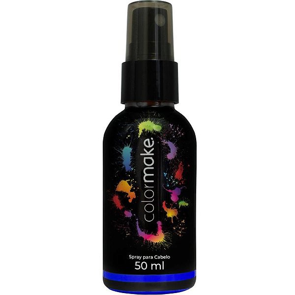 Pinta Cabelo 50ML Azul Neon - Caixa com 12 Unidades