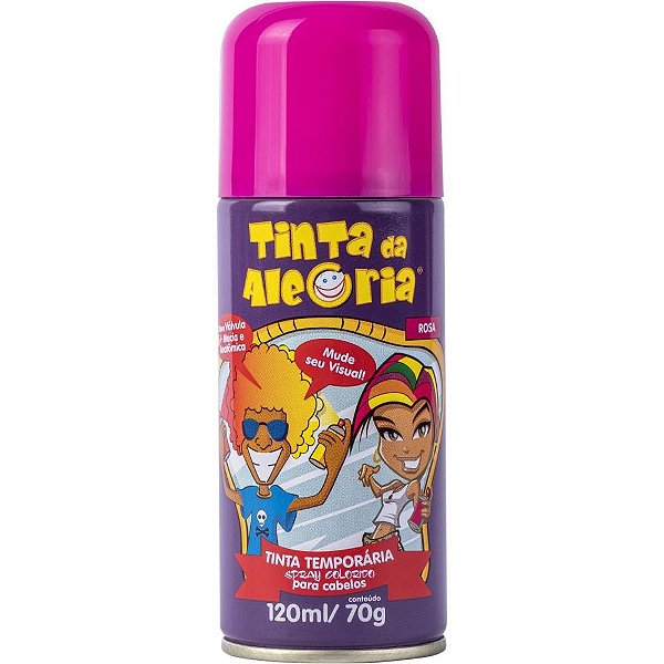 Pinta Cabelo 120ML Rosa Caixa com 24