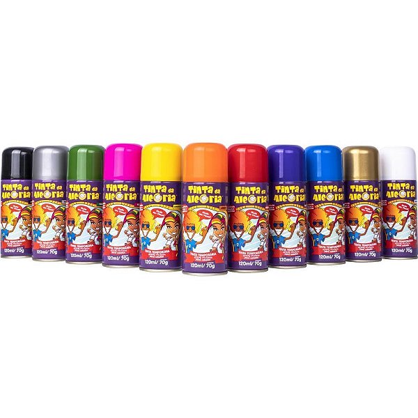 Pinta Cabelo 120ML Cores Sortidas - Caixa com 24 Unidades