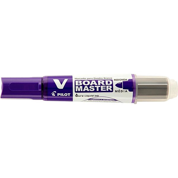 Pincel Quadro Branco WBMA-VBM Recarregável Violeta Caixa com 12 Unidades