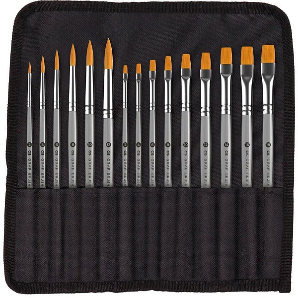 Pincel Artesanal CIS Grafbrush REDONDO/CHATO (S ESTCOM 15