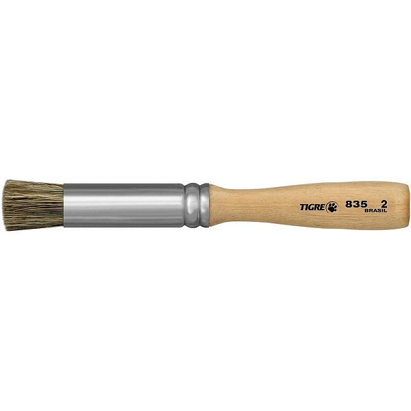 Pincel Artesanal Broxinha 835 N°02 Natural
