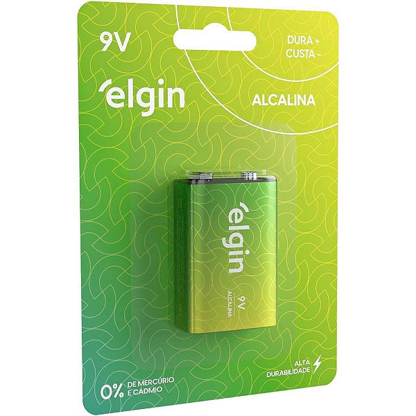 Pilha Bateria 9V Alcalina Blister com 01