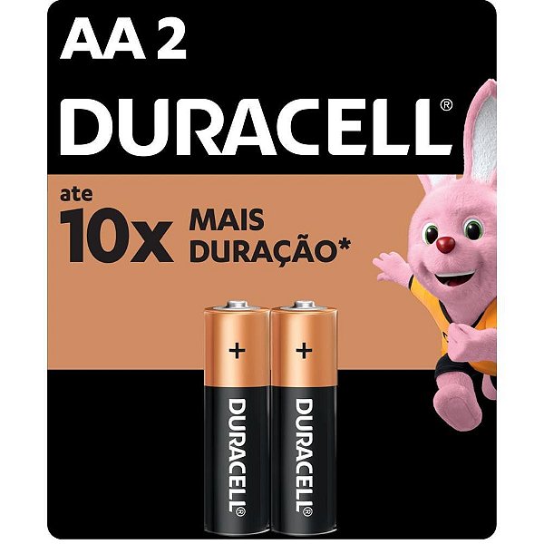 Pilha Alcalina Duracell Pequena AA – 12 Blisters com 2 Unidades