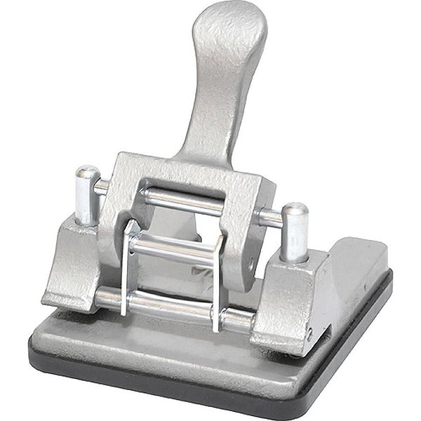 Perfurador de Papel Ferro Fundido para 30 Folhas Cinza