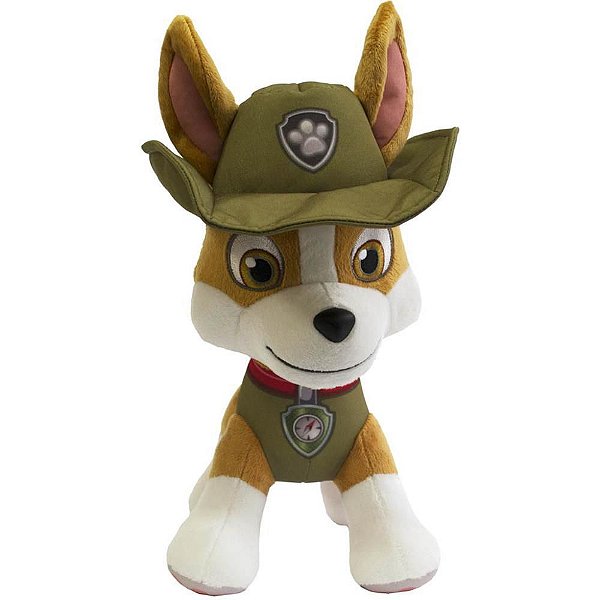 Pelúcia Patrulha Canina Tracker 30CM