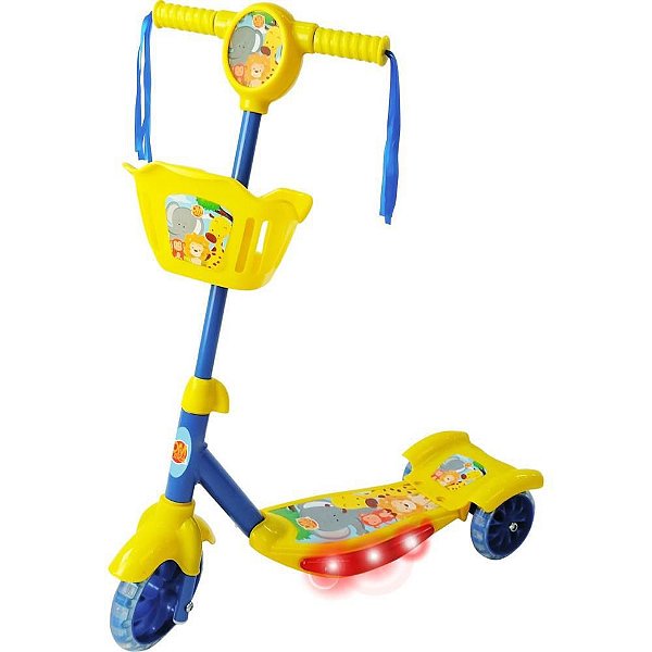 Patinete Floresta Divertida com Cesta