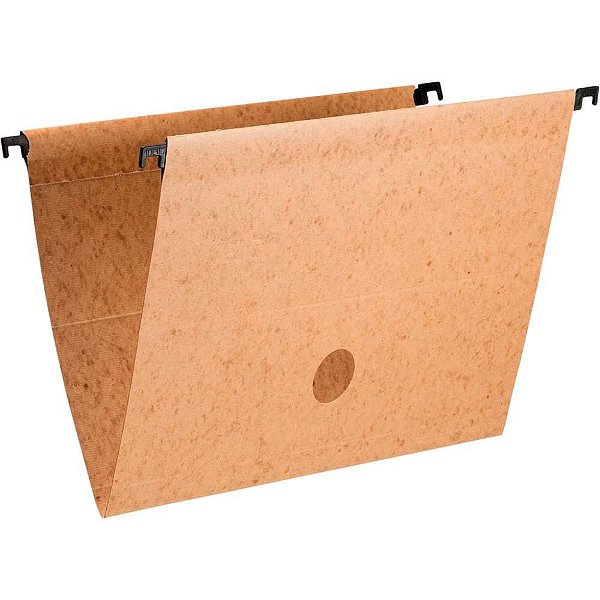 Pasta Suspensa Marmorizada com Haste Plástica - Pacote com 50 Unidades