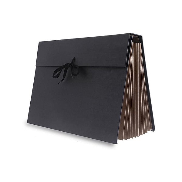 Pasta Sanfonada Papel Ofício 31 Divisórias KRAFT Classic