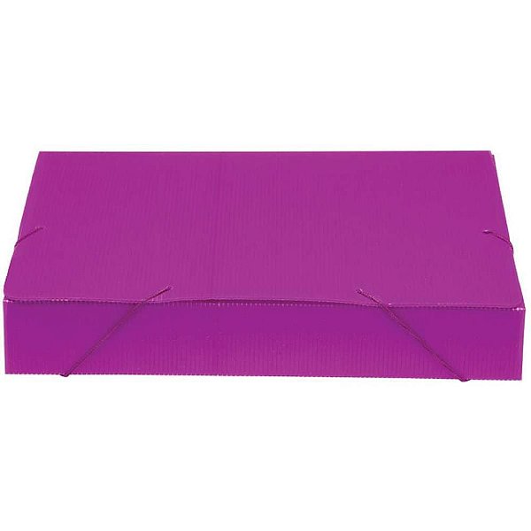 Pasta Polionda Ofício 55MM Rosa Novaonda - Pacote com 10 Unidades