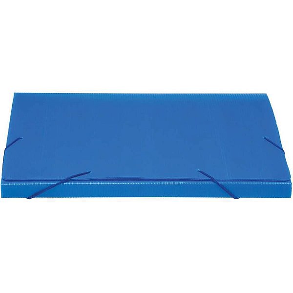 Pasta Polionda Ofício 20MM Azul Novaonda - Pacote com 10 Unidades