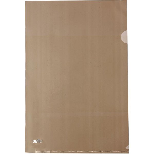Pasta L A4 Fume Delloplast Pacote com 10