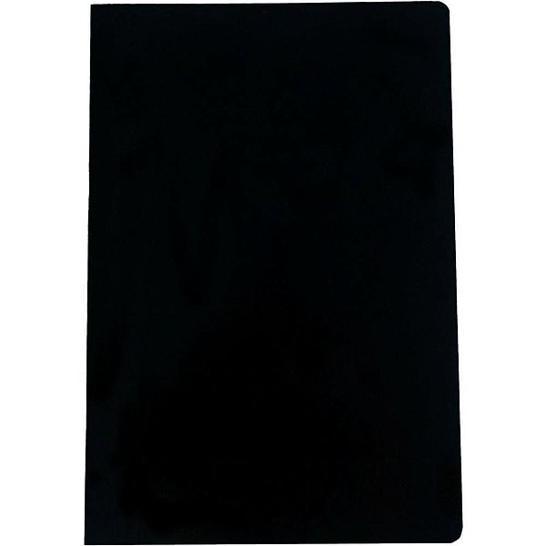 Pasta Grampo Trilho Ofício Preta - Pacote com 20 Unidades