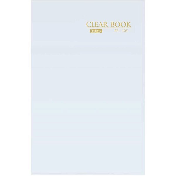 Pasta Catálogo Clearbook Cristal com 50 Envelopes