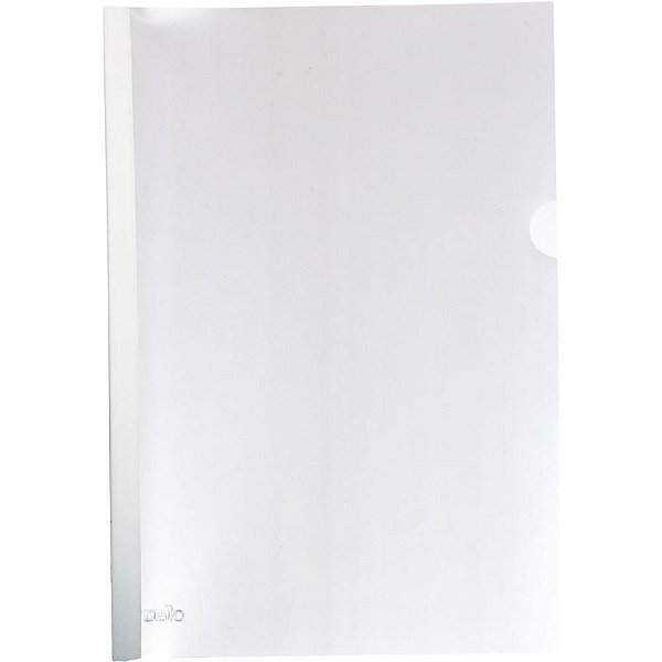 Pasta Canaleta A4 Cristal Delloplast PCT com 10