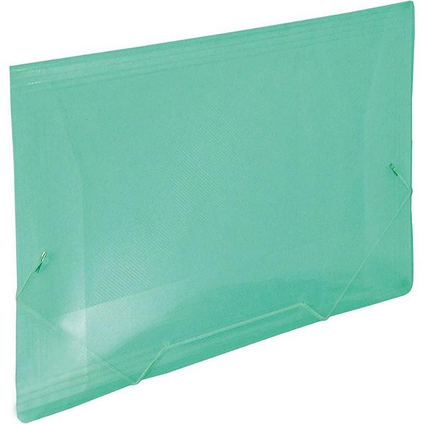 Pasta ABA Elástica Plástica Ofício Verde Line PCT com 10