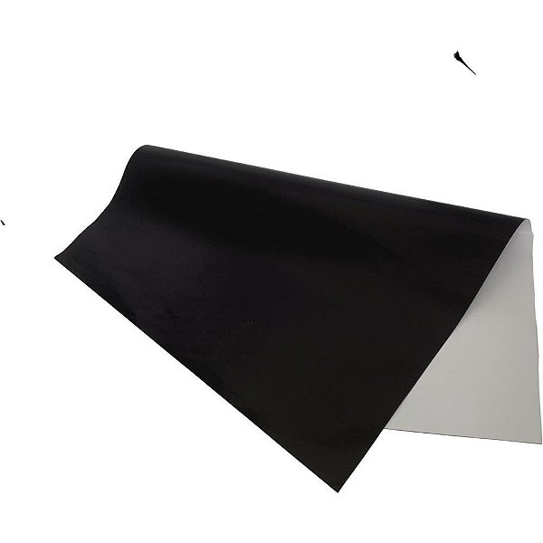 Papel Verniz Espelho 50X60CM Preto – Pacote com 40 Unidades