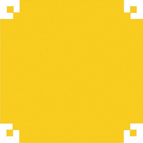 Papel Verniz Espelho 50X60 Amarelo - Pacote com 40 Unidades